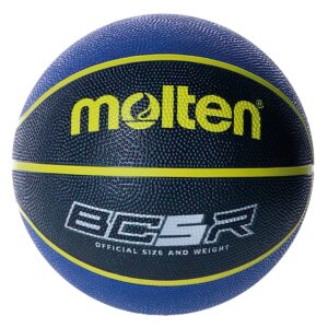 Balón molten baloncesto bcr2 talla 5 azul/negro