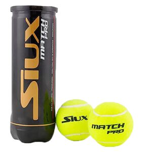 Bote 3 pelotas de pádel siux match pro