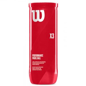 Bote 3 pelotas de pádel wilson x3