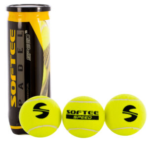 Bote 3 pelotas pádel softee speed