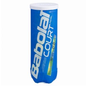 Bote de 3 pelotas babolat court pádel