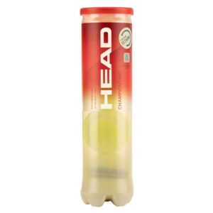Bote de 4 pelotas de tenis head championship