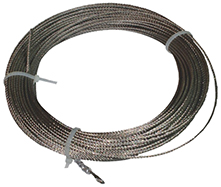Cable acero inox 3mm para corchera - metro lineal-