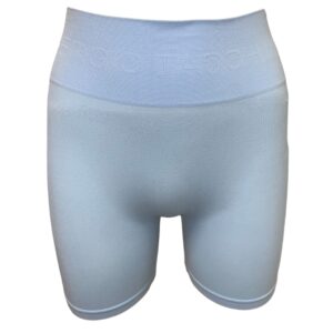 Caja de 18 mallas ciclista mujer sin costuras tacchini celeste