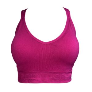 Caja de 18 sujetadores sin costuras tacchini fucsia