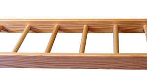 Escalera horizontal madera metro lineal
