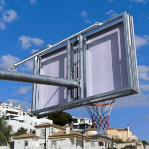Juego 2 sistemas adaptación new automático galvanizado basket-minibasket para canastas softee