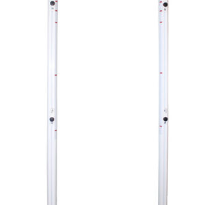 Juego de 2 postes multialturas aluminio tubo de 90mm fijos