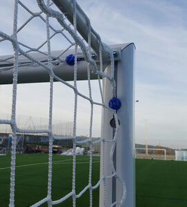 Juego de 2 redes fútbol 11 4mm linea premium