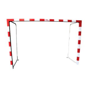 Juego porterías f.sala/balonmano metálicas 80x80mm abatibles