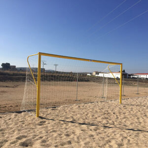 Juego porterías fútbol-playa metálicas 100mm