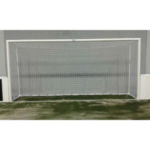 Juego porterías fútbol indoor aluminio trasladables tubo 90 mm