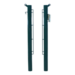 Juego postes pádel metálicos 80mm fijos deluxe