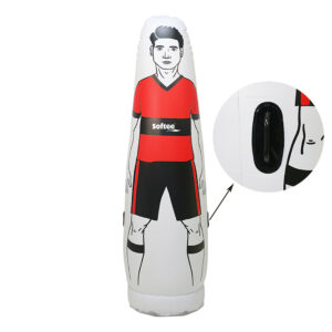 Jugador barrera hinchable rojo
