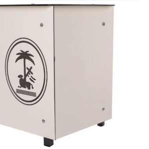 Mesa anotadores completa fenólico 8mm blanco personalizable