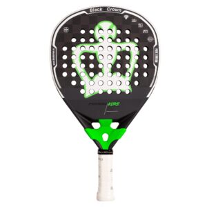 Pala de pádel black crown patron kore