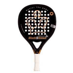Pala de pádel black crown piton jr