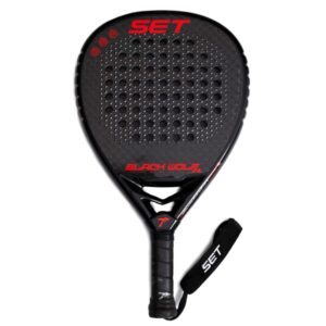 Pala de pádel set black wolf