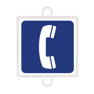 Panel de señalización tráfico de indicación nº 2 (teléfono)