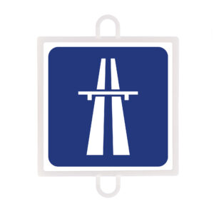 Panel de señalización tráfico de indicación nº 5 (autopista)