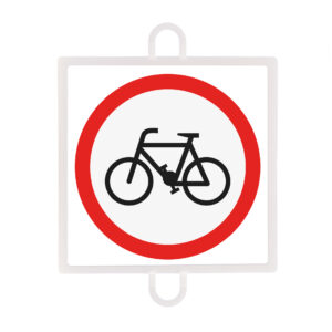 Panel de señalización tráfico de prohibición nº 2 (ciclos)