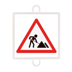Panel de señalizacion trafico de peligro nº 7 (obras)