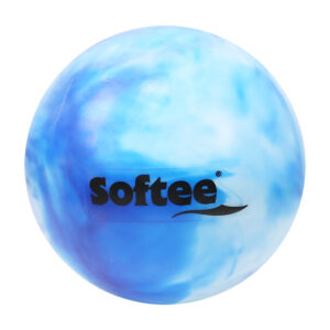 Pelota ritmica nacarada senior blanco/azul