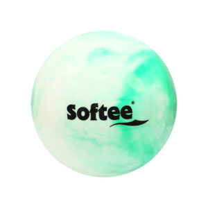 Pelota rítmica nacarada junior blanco /verde