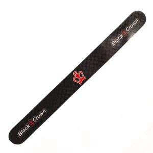 Protector de pala de pádel black crown ure redondo negro-rojo