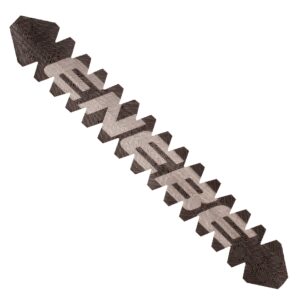 Protector de pala de pádel enebe dentado negro