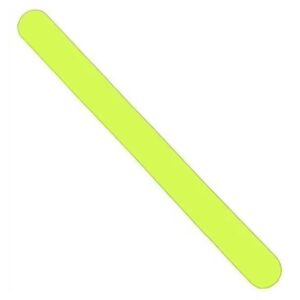 Protector de pala de pádel softee padel redondo amarillo flúor