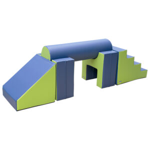 Set figuras nº5 (escalera, 2 asientos, cilindro y rampa)