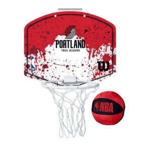 Set minicanasta wilson nba team mini hoop blazers