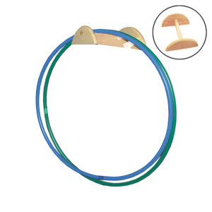 Soporte madera para aros/cuerdas