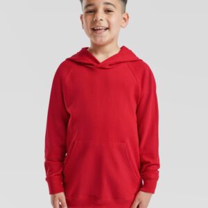 Sudadera infantil fruit of the loom lightweight hooded sweat
