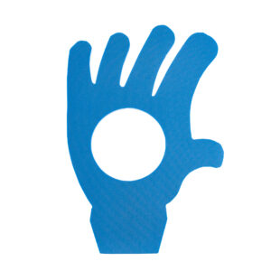 Tapiz con forma de mano 4cm